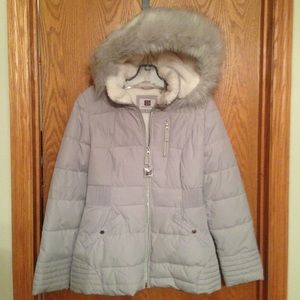 Puffer Voat with Fur Hood