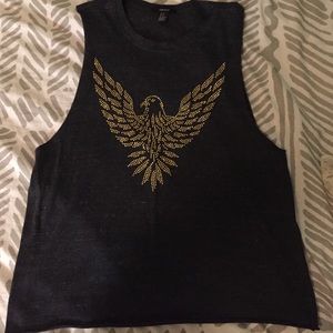 Eagle cut off tee