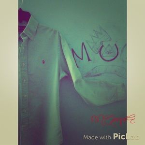 Long sleeve. Condition fair. Small stain