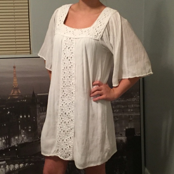 Very comfortable white cotton dress