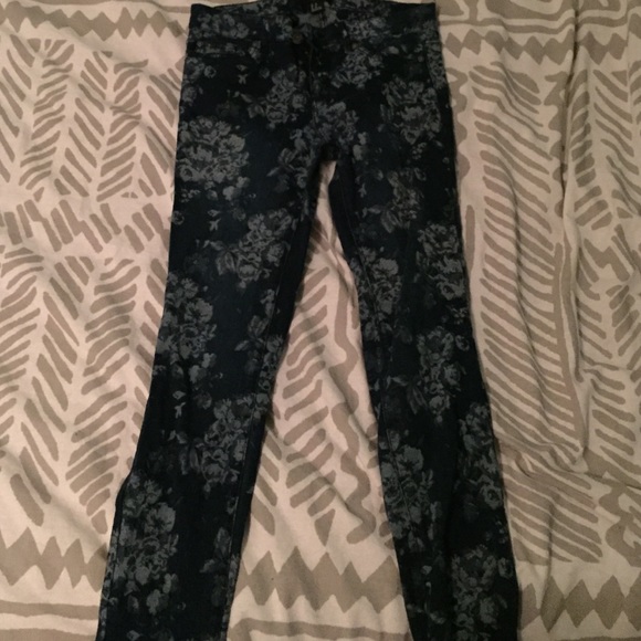 Floral printed skinny Jeans