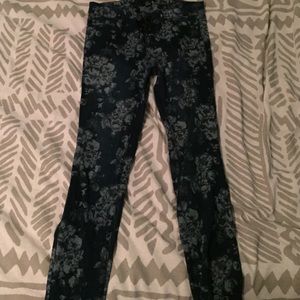 Floral printed skinny Jeans