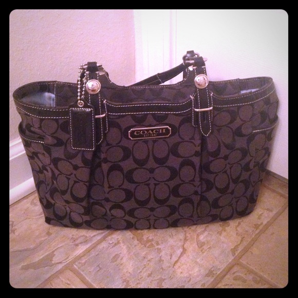 Black Coach tote