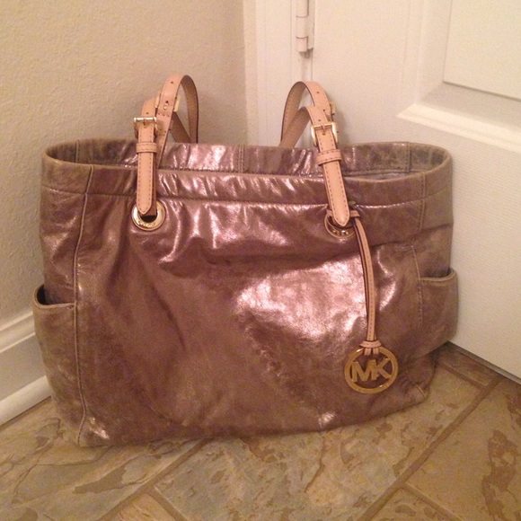 Large gold Michael Kors Bag