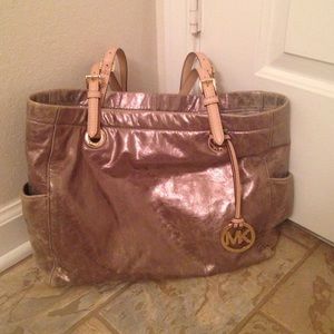 Large gold Michael Kors Bag
