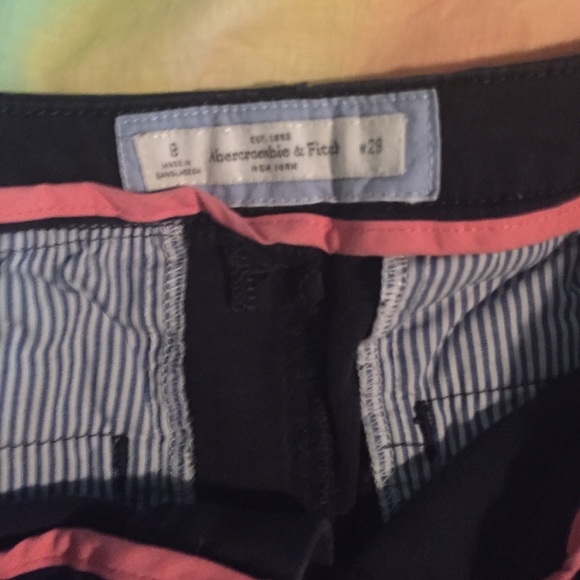 Abercrombie navy shorts - Picture 2 of 3