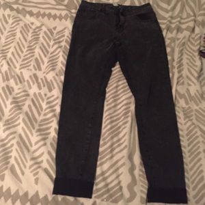 Black/Charcoal skinny Jeans