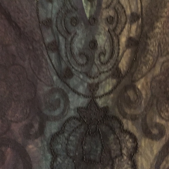 American Eagle sequin see through top - Picture 2 of 3