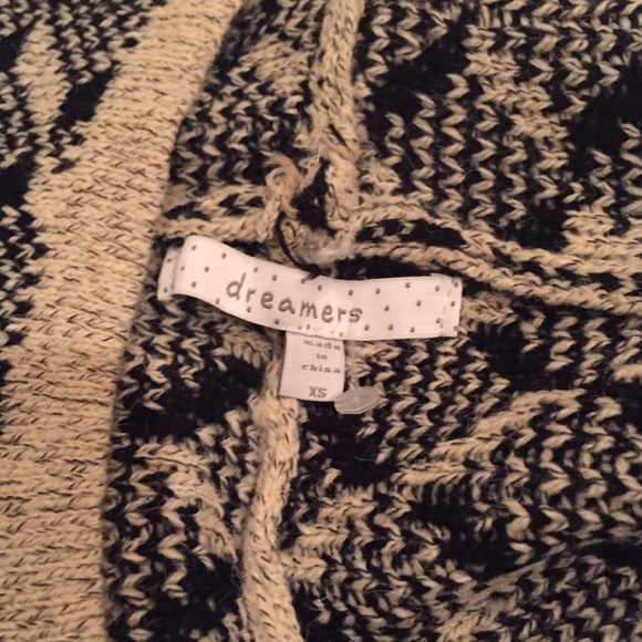 Fringe Hooded Cardigan - Picture 2 of 3