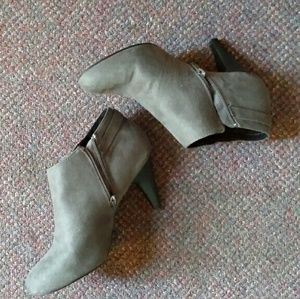 Gray Ankle Boots