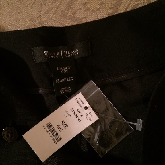 NWT White House Black Market black slacks.