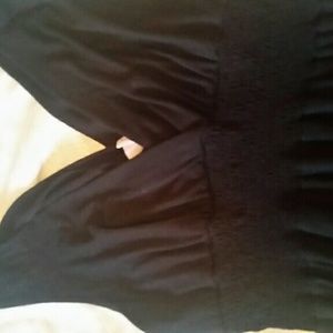 Comfy sexy black dress.