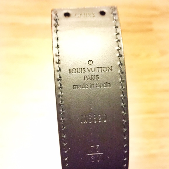 Louis Vuitton LV Cut Monogram Reversible Belt