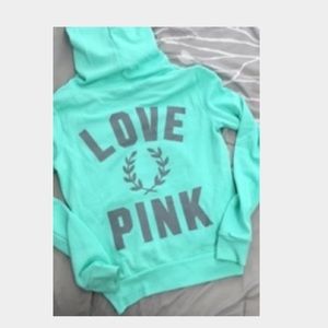 🔥SOLD🔥VS PINK Mint ZipUp