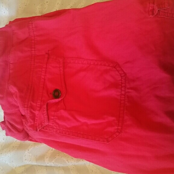 Red Capri Cargo shorts.*[SOLD]* - Picture 2 of 2