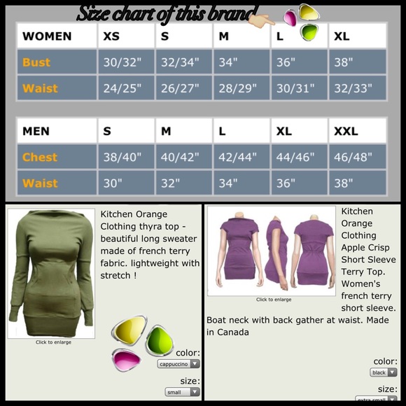 Kitchen orange brand tunic - Picture 3 of 3