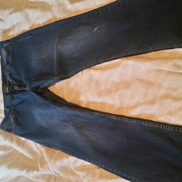 Jeweled, slightly distressed jeans *[SOLD]* - Picture 2 of 3