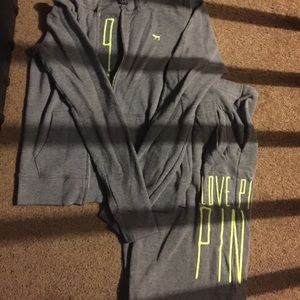 Victoria secret jogging suit set