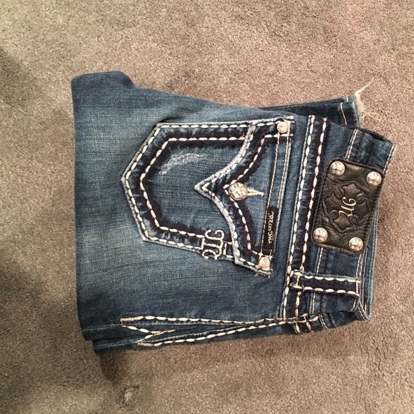Miss me large stitch jeans