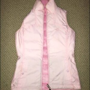 Pink Northface Vest.