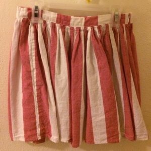 American apparel striped skirt