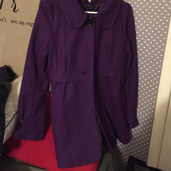 Purple pea coat - Picture 2 of 3