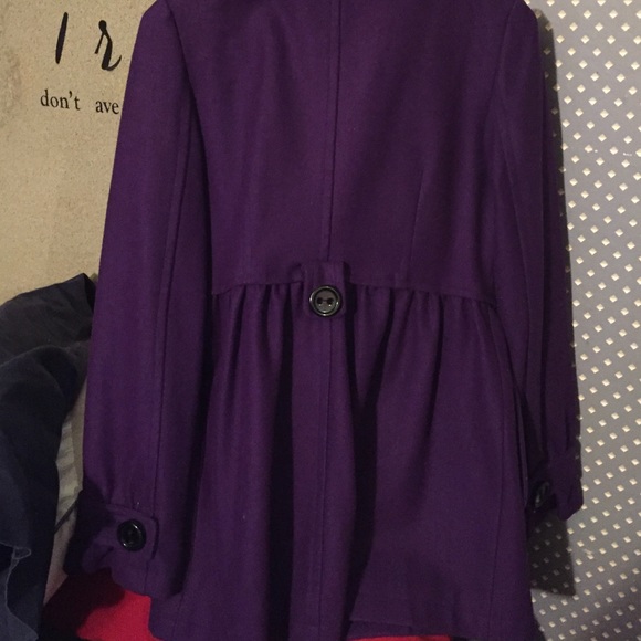 Purple pea coat - Picture 3 of 3