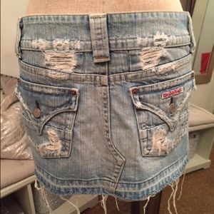 Hudson jean skirt