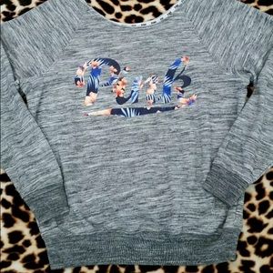 NWT VS PINK MARLED TROPICAL SWEATSHIRT