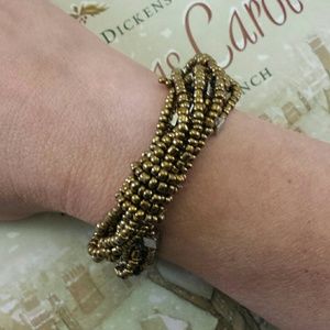 {HP}📗GWaC Java Wrapped in Beads Bracelet - Bronze