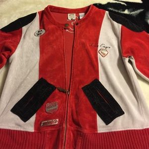 Lady Enyce two piece sweat suit.