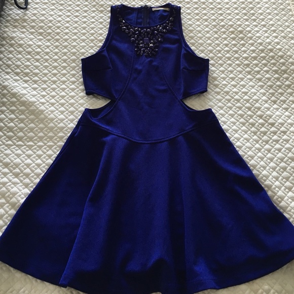 Cobalt Blue Mustard Seed Dress