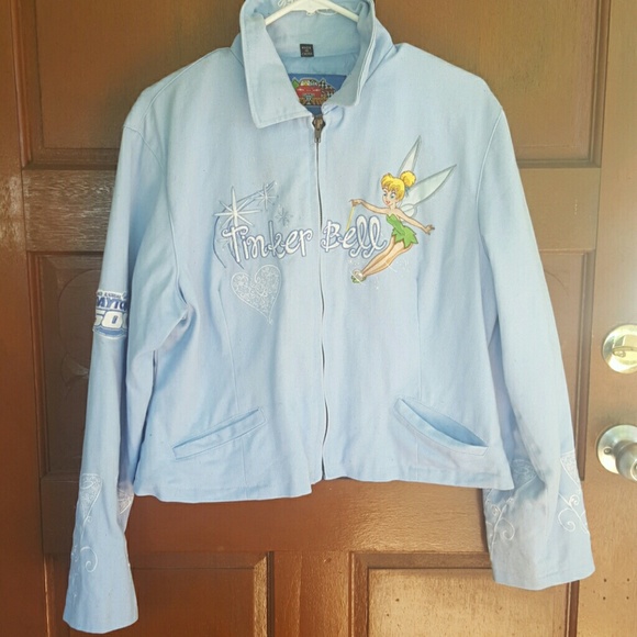 Disney Jackets & Coats Womens Disney Tinkerbell Daytona 50 Jacket