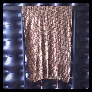 FENDI Print Pashmina