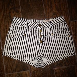 Floral Skirt & Striped Shorts Bundle