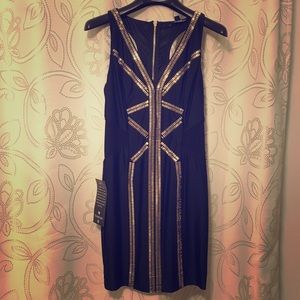 Bebe dark navy/ black party dress