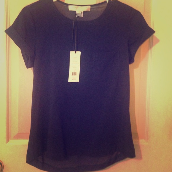 NWT French Connection Polly Plains Tee