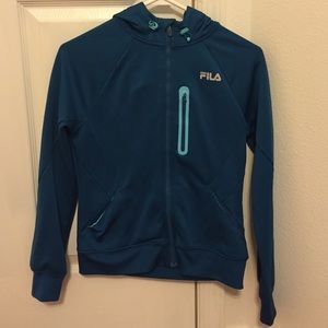 Fila zip up athletic jacket