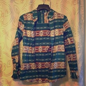Tribal print long sleeve shirt from H&M
