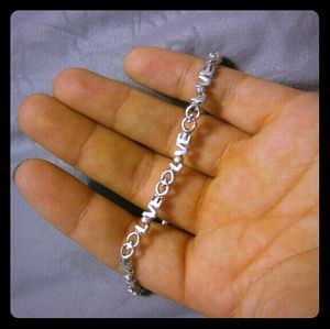 Beautiful white gold bracelet