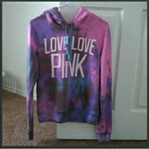 Tye dye PINK hoodie