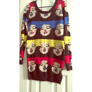 Betsey Johnson Marilyn Monroe Sweater