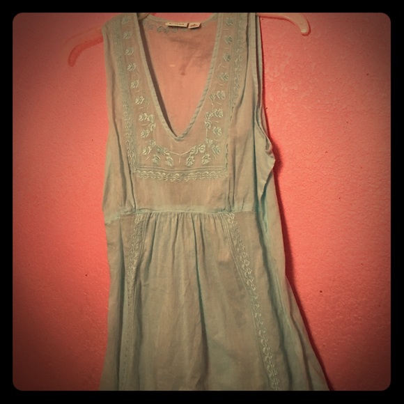 CATO sheer shirt in baby blue. Never worn.
