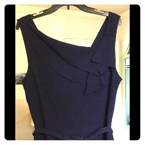 Max & Cleo Navy Dress - Size 14 NEW