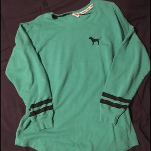 RESERVED! Vs pink crew sweatshirt!