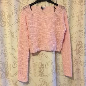 H&M pink crop top