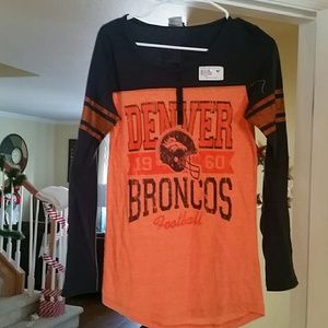 Long sleeve Broncos tshirt