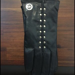 Michael Kors Leather Gloves