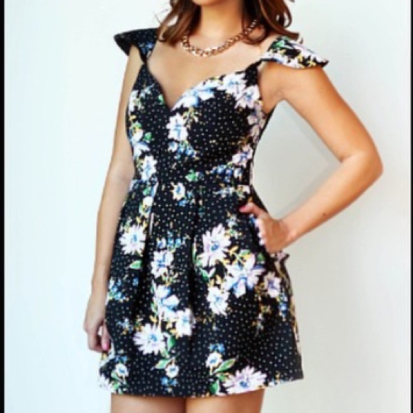 Pocket Floral Dress