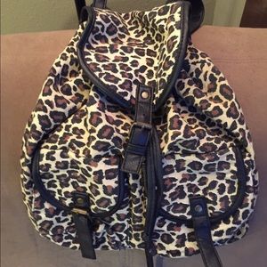 Leopard bag.